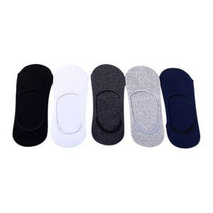 Stokta ücretsiz örnek 5 Pairs bir Set çorap düşük fiyat düz renk kaymaz silikon görünmez çorap - Product Image 5