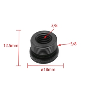 โลหะ1/4 "To 3/8" 5/8 "ถึง1/4" ชายหญิงSC-6ร้อนเย็นรองเท้าสกรูเกลียวอะแดปเตอร์ขาตั้งกล้องสกรู - Product Image 2