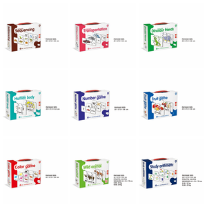 Study arithmetic Letter Word Baby Toy Memory Symmetric Cognitive Percentage <strong>Example</strong> Match Self -Correcting Puzzle Set - Product Image 3