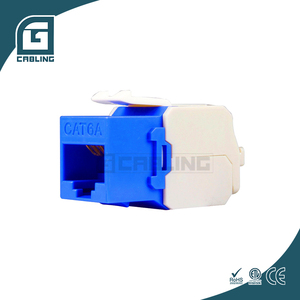 Gcroing UTP FTP Cat7 Cat8 8p8c Rj45梯形插孔Fo接线板24端口Cat6 Rj45耦合器面板防水耦合器cat 6 Utp - Product Image 3