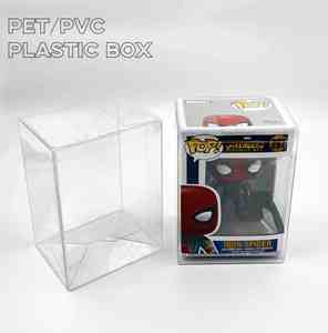 Kho 4 Inch 0.5 Mm UV Bảo Vệ & Chống Xước Axit Miễn Phí Pet Rpet Pha Lê Rõ Ràng Hộp Nhựa Funko Pop Vinyl Bảo Vệ - Product Image 5