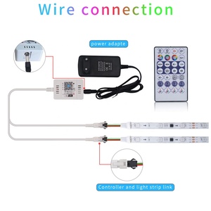 Tam kiti sihirli ev bakır vücut su geçirmez 5050 RGB <span class=keywords><strong>LED</strong></span> Wifi wi-fi RGBIC akıllı 10m adreslenebilir rüya renk aydınlatma şeritleri <span class=keywords><strong>2811</strong></span>