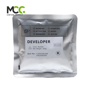 DV 313 CMYK 250g สำหรับ Konica Minolta BIZHUB C258 C308 C368 C458 C558 C658 DV313ชุดหน่วยพัฒนา4ชิ้น - Product Image 3