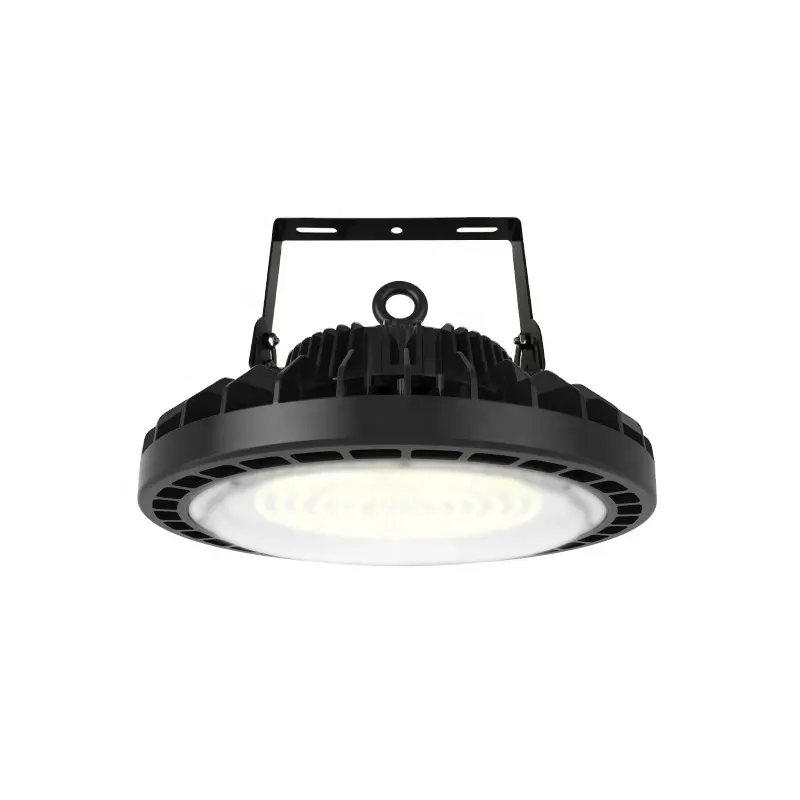 Lámpara LED UFO para almacén Industrial, iluminación de 200W, 130LM/W, bahía alta para sala de exposiciones, fábrica, AC220-240V