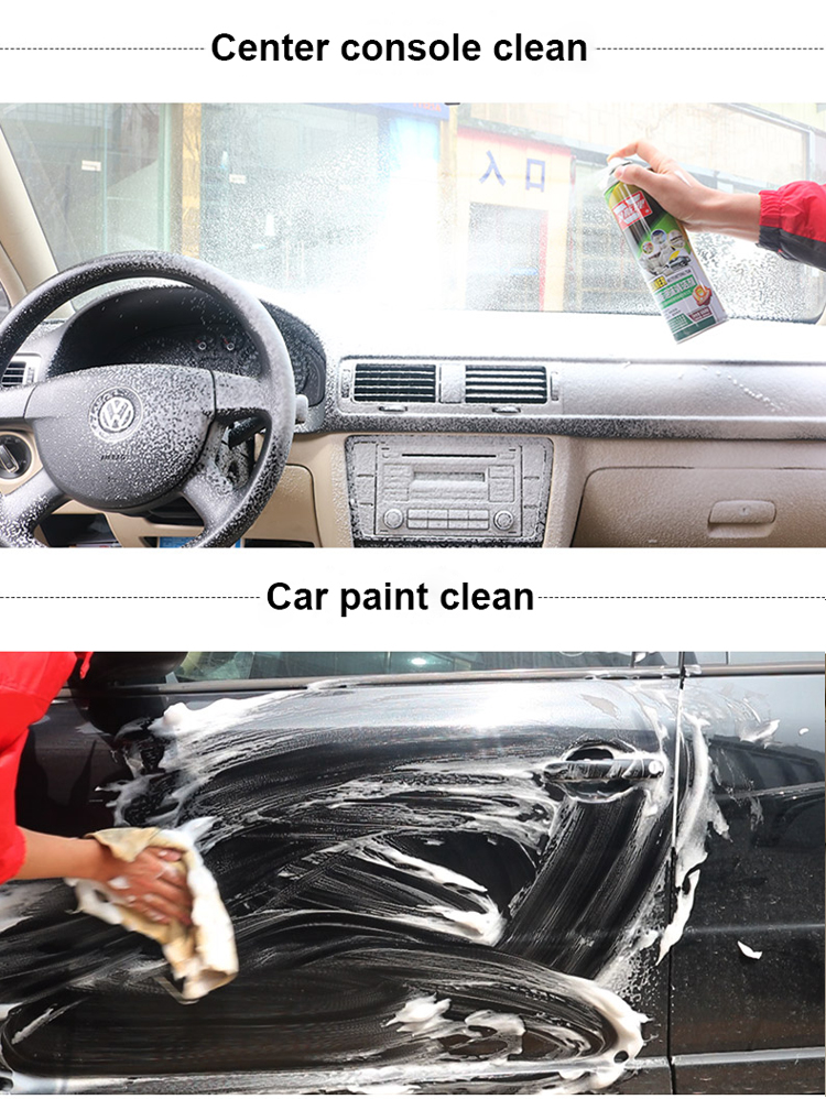 VESLEE mousse nettoyante multi-usages spray voitures aérosol mousse nettoyante pour voiture et maison 650 ml mousse nettoyante