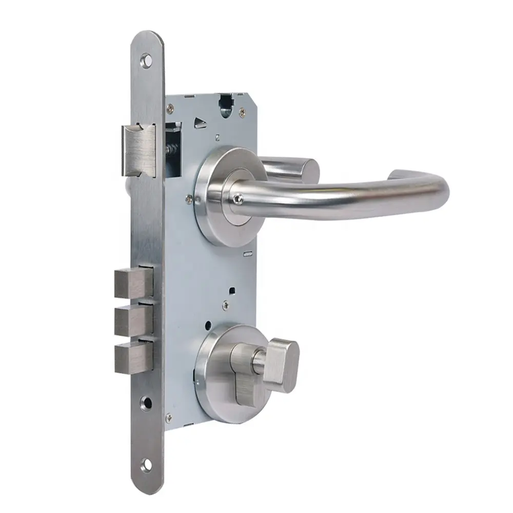 Backset 55ミリメートルWhole Set Euro Mortise Cylinder Door Lock