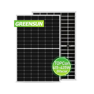 Greensun bảng điều khiển năng lượng mặt trời n-loại Mono silicon <span class=keywords><strong>PV</strong></span> mô-đun GSM-M10/108hbd 415W <span class=keywords><strong>420W</strong></span> 425W 430W 435W hai mặt kính kép - Product Image 2
