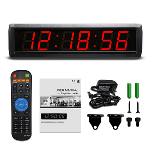 Factory Price Wholesale 2.3 Inch <strong>7</strong> <strong>Segment</strong> 6 Digits <strong>Digital</strong> Countdown Timer Big Number <strong>Display</strong> LED Stopwatch <strong>Clock</strong> Multifunction - Product Image 5