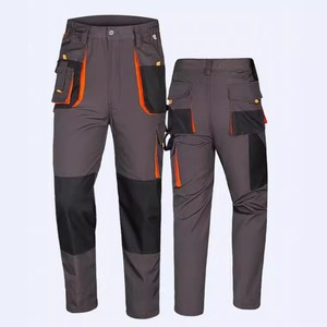 कपास काम पैंट पुरुषों महिलाओं टिकाऊ गर्मी ऑटो मरम्मत वेल्डिंग कार्य ट्रेजर ढीले फिट वर्कवेअर - Product Image 2
