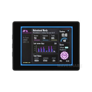 ESP32-S3 2.41inch AMOLED Touch Display Development Board, 600*450, <strong>32</strong>-<strong>bit</strong> LX7 Dual-core Processor, ESP32 With Display