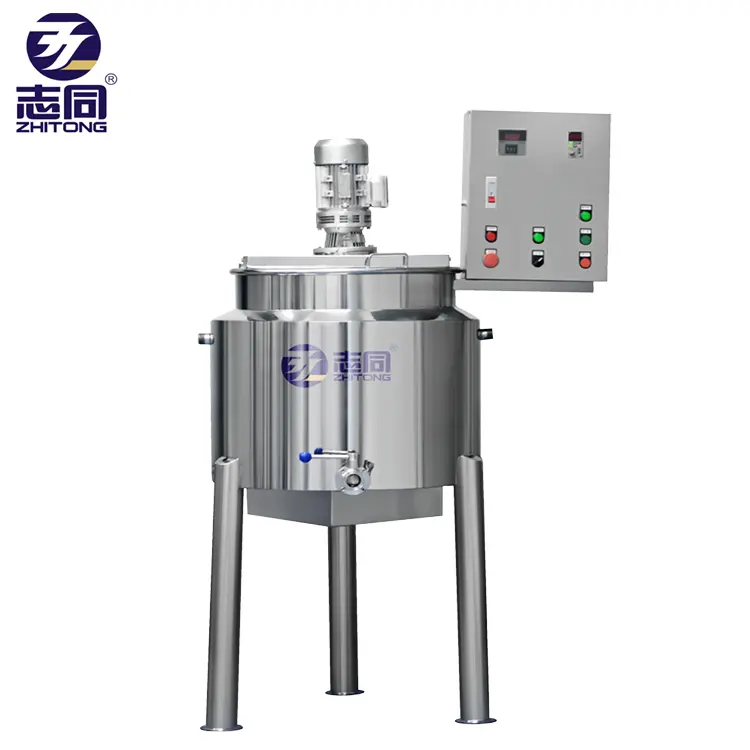 Stainless steel dishwashing, liquid washing making mixing tank machine stirrer from manufacturer