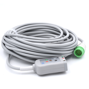 Compatible for Mindray PM5000 <strong>Medical</strong> ECG Trunk Cable 5 Leads Beneview T5 12pin 2.5mm Aha ECG Trunk Cable for Patient Use - Product Image 3