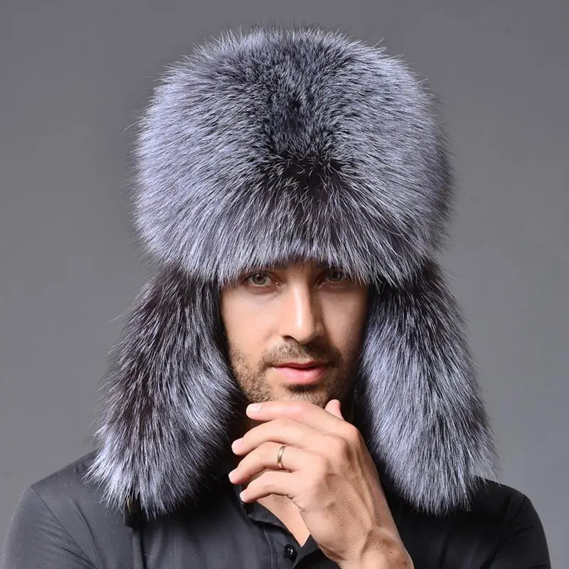 Fox Lei Feng cappello uomo nord-est mezza età caldo inverno pelliccia imitazione capelli di procione cappello di cotone