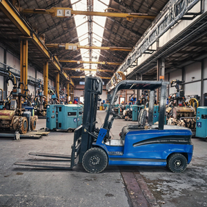 Nuovo carrello elevatore elettrico da 4 tonnellate di alta qualità con altezza di sollevamento di 3 metri e capacità di scarico di carico di 5 tonnellate - Product Image 1