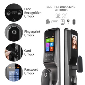 Akıllı kapı kilidi kamera ile akıllı parmak izi dijital şifre elektronik otomatik Wifi kilitleri kapı kilidi PST-AF90P - Product Image 5