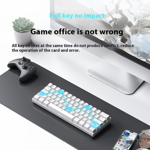 Portable 68-Key Wired RGB Backlit <strong>Computer</strong> Gaming Mechanical <strong>Keyboard</strong> Small Size Red Switch for Office Student <strong>Use</strong> New Product - Product Image 4