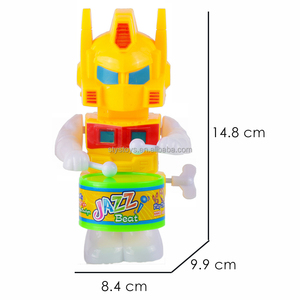 หุ่นยนต์พลาสติกไขลานแบบวินเทจหุ่นยนต์ของเล่นตกแต่งโต๊ะของขวัญ - Product Image 5