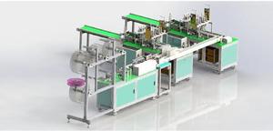 PLC <span class=keywords><strong>programming</strong></span> control with servo drive 3ply mask full automatic cnc making machine