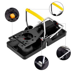 Fareler ve fareler için yeniden kullanılabilir ABS plastik fare kapanı çevre dostu katı Catcher bahar haşere kontrolü ve tek kullanımlık fare katili - Product Image 1