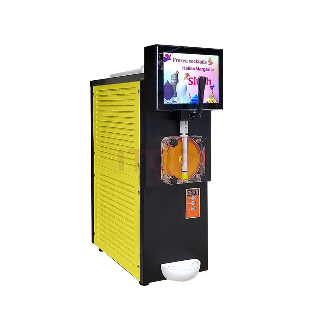 זול רפש המכונה גרניטה מסחרי 7L slushie מכונת קפוא לשתות מהיר קירור 0 ~ 6 רפש קרח מכונה