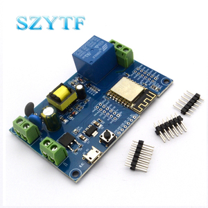 Fuente de alimentación de DC5-80V ESP8266, WiFi, módulo de relé Raspberry Pi de un solo canal, PLACA DE DESARROLLO DE ESP-12F