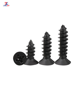 M1.2 M1.4 M1.7 siyah havşa başlı kendinden dokunarak vidalar/FlatHead kendinden dokunarak vidalar artı sert elektronik küçük vidalar - Product Image 6