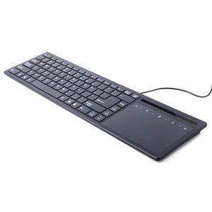 Venta al por mayor de fábrica OEM USB/teclado con cable con Trackpad para ordenador portátil/teclado de tijeras de escritorio sistema múltiple delgado e inteligente - Product Image 2