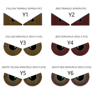 Universal <strong>12V</strong> Car Window Decoration Light Triangle Devil's Eye USB Socket <strong>Red</strong> Yellow Animated Eyes for Cars <strong>Led</strong> - Product Image 4