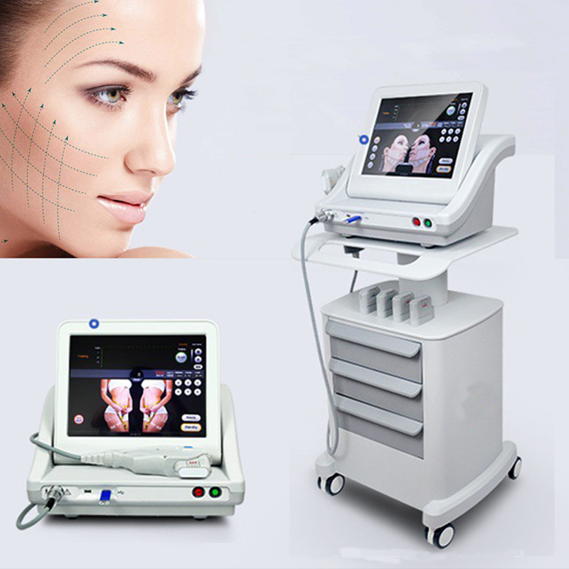 Professional Portable Anti-wrinkle Face Lift 5 Cartridges Hifu Machine for Skin Tightening