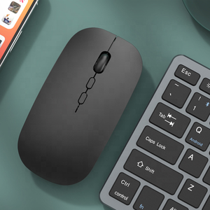 Combo de teclado y ratón inalámbricos BT Bluetooth recargables de 3 modos para teléfonos Apple Ipad Android Windows Tablet - Product Image 6