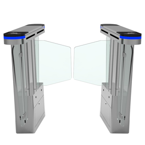 Bosiny Customized Column Supermarket <strong>Import</strong> and Export Stainless Steel Automatic Recognition Swing Gate <strong>Barrier</strong> Turnstile - Product Image 5
