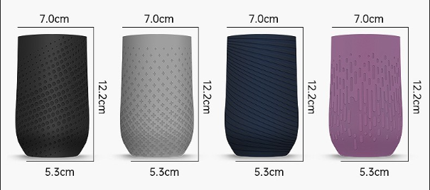 Black silicone sleeve