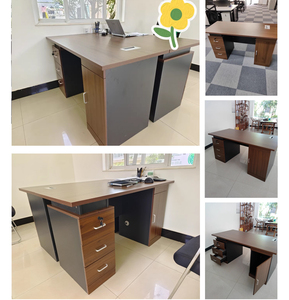 Estación de trabajo de oficina moderna modular Escritorio simple multicolor de madera para computadora para muebles de edificio de oficinas - Product Image 3