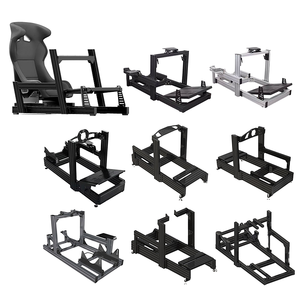 Nuovo Design Sim Racing Cockpit gioco simulatore di guida in alluminio gioco di simulazione sedile semplice ed economico 4040 4080 Sim Racing - Product Image 4