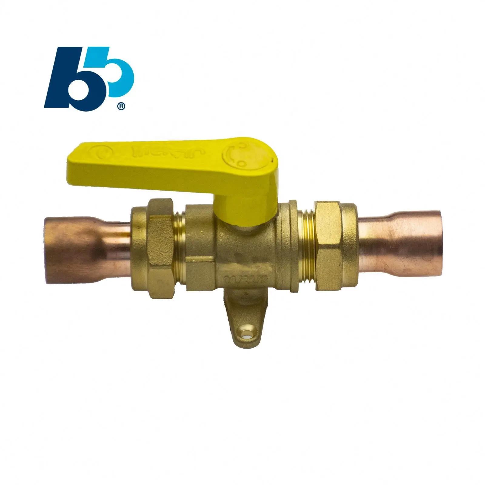 B H Manufacturer 3/4in Brass Copper Gas Valve