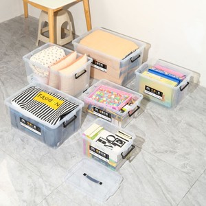 卸売透明大型デスクトップストレージボックスPP家庭用おもちゃオーガナイザー服と雑多な収納ボックス - Product Image 2
