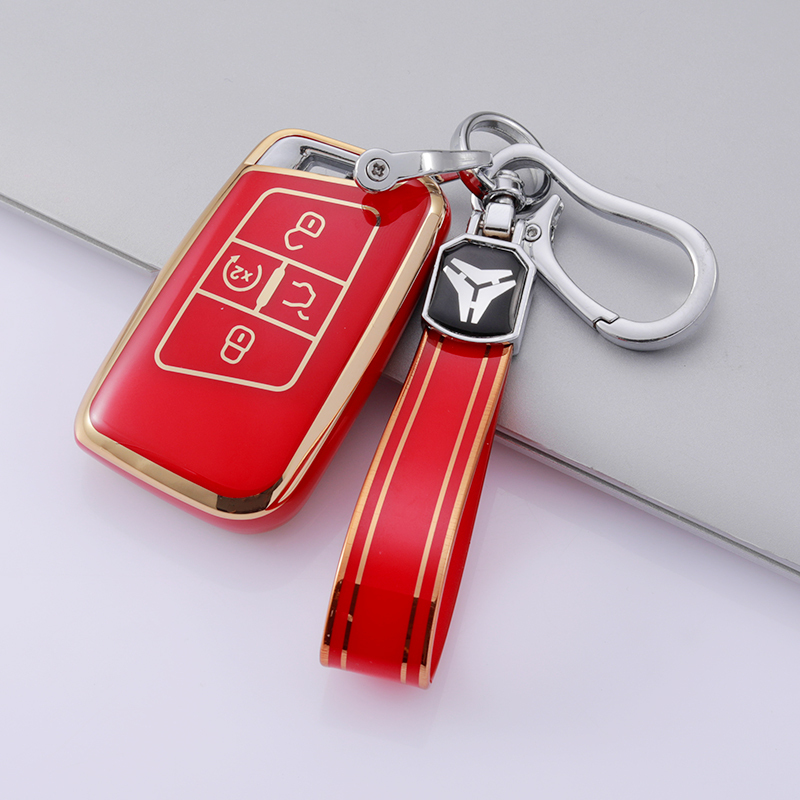 5 Button Red + Keychain