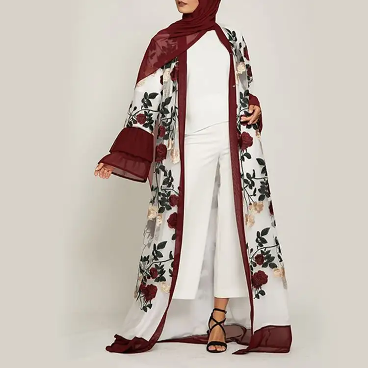 Ropa de mujer musulmana moderna de moda de Turquía Simple Turki Jubah Untuk Pria niños con Abaya de Dubái