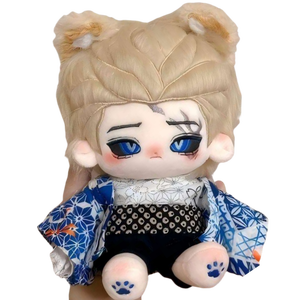 Bambola di cotone di 20cm a ventagli di Alva (guardiano/eremita) dall'identità contro un regalo di compleanno a sorpresa per gli amici - Product Image 1