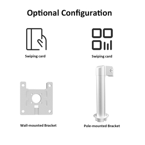 Sistema di presenza di riconoscimento del volto di controllo di riconoscimento di fronte dell'iride con codice QR e funzioni RFID - Product Image 2