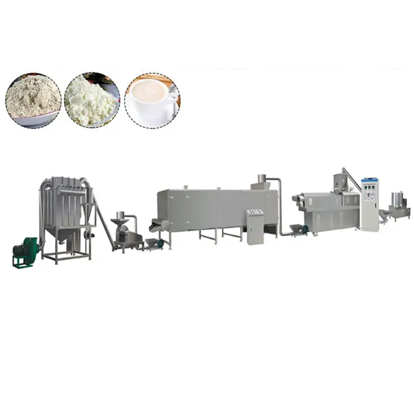 Linha de processamento de pó de nutrição de tapioca em pó para fazer mingau instantâneo 500 kg/h