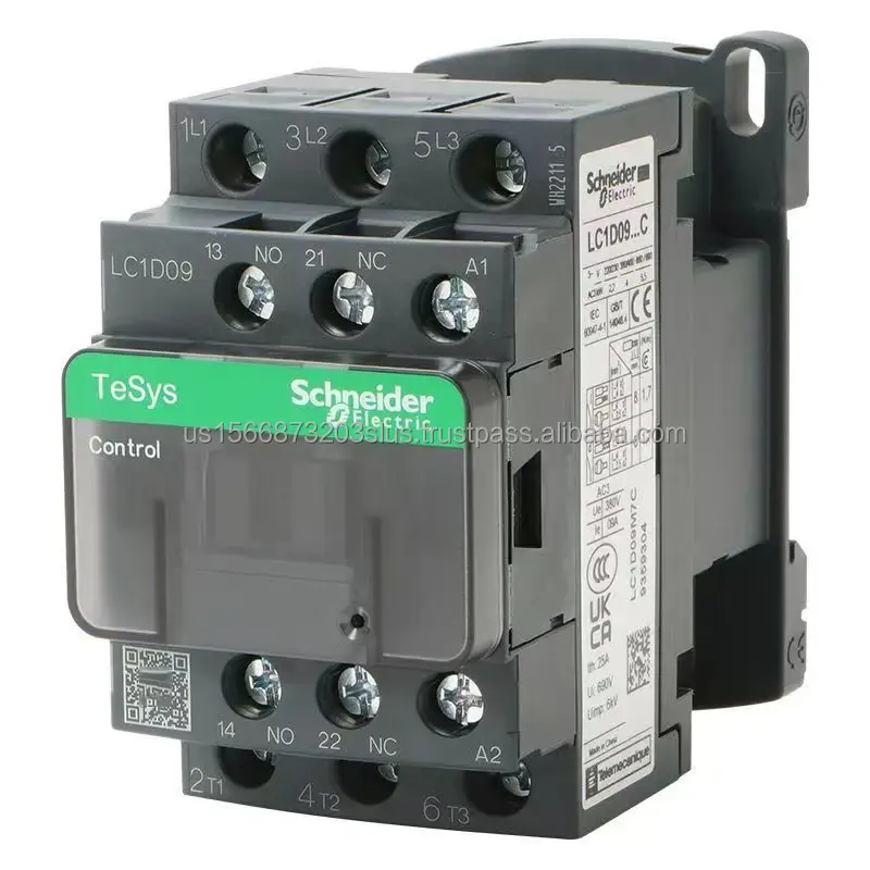 Contactor tripolar de CA schneder 3P LC1D25 LC1D32 LC1D38 B7C F7C Q7C M7C 24V 110V 220V 380V