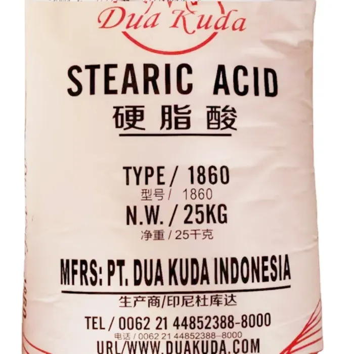 Borracha grau ácido esteárico plástico agentes auxiliares ácido esteárico/ácido octadecanóico/ácido esteárico água solúvel