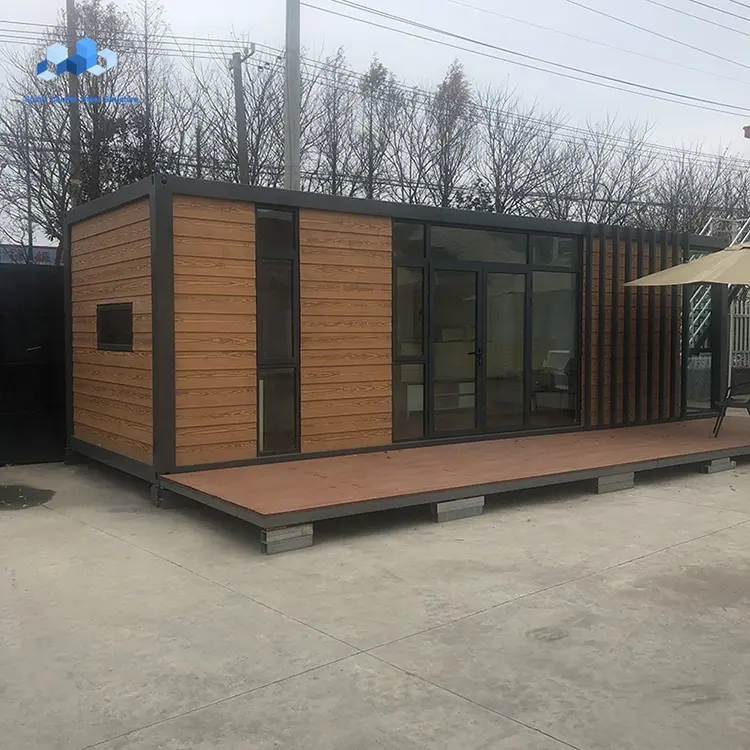 Préfabriqué luxe mobile modulaire 20ft 40ft jardin conteneur site bureau acier bâtiment maison unités chine prix à vendre