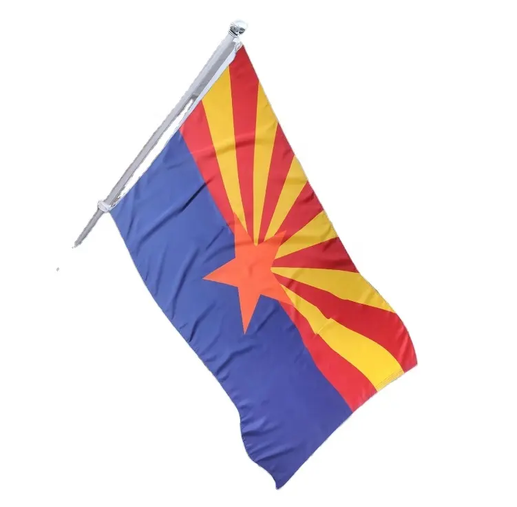 Atacado preço barato 3 * 5ft bandeiras de poliéster do estado do Arizona