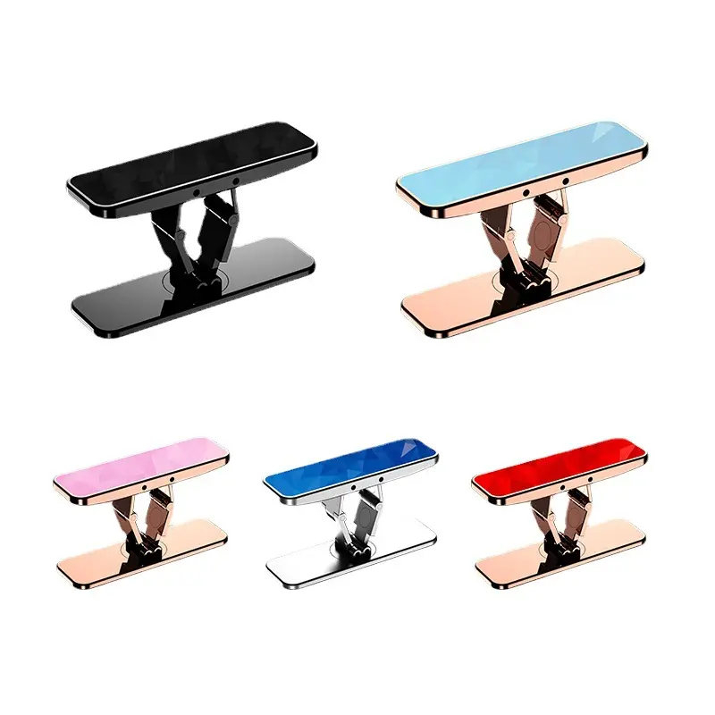 Universal mini metal folding mobile phone holder stand for phone portable desk mount cellphone kickstand