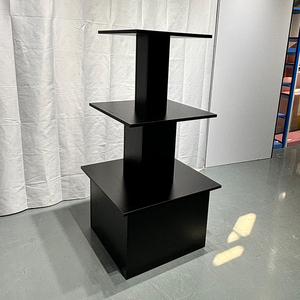 Custom 3 Tier Square/Round MDF Display <strong>Table</strong> <strong>Multi</strong> <strong>Functional</strong> Stand for Cosmetics Books Shoes &amp; Retail - Product Image 2