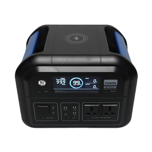 Estaciones de energía para acampar Fuente de energía portátil de 600W con USB Tipo-c 110V/220V Onda sinusoidal Solar al aire libre - Product Image 3