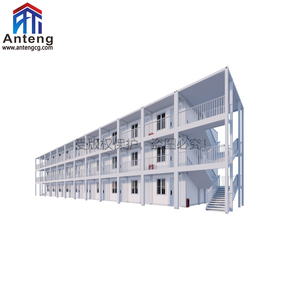 LCL ev genişletilebilir konteyner ev 20ft 40ft konut ticari ev için prefabrik modüler çelik yapı - Product Image 1