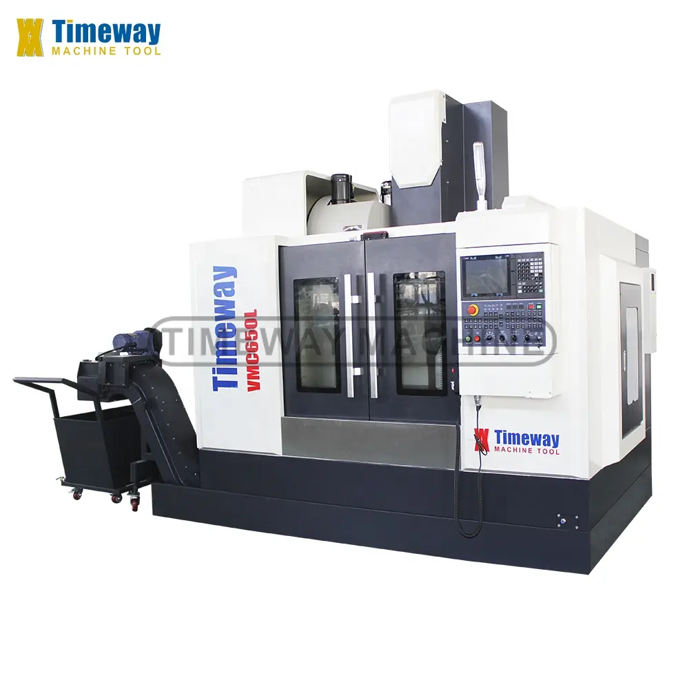 Timeway VMC650L dikey CNC freze makinesi disk tipi ATC